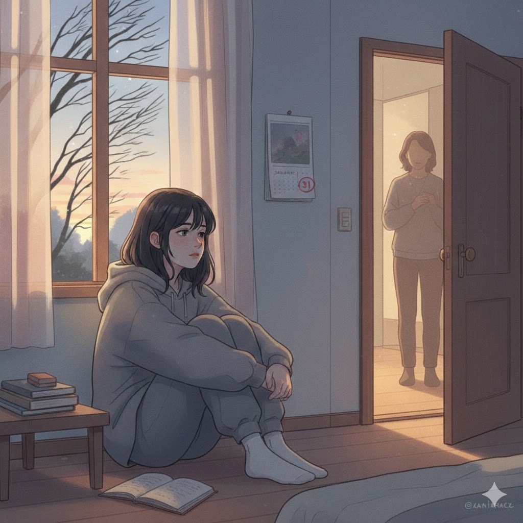 病む娘と画面の光